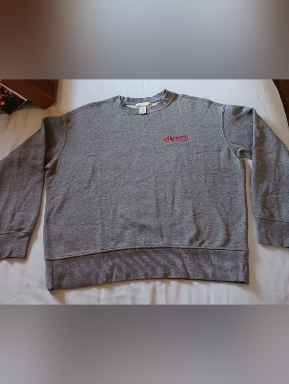H&M Oversized Sweatshirt With "Alto Mare"